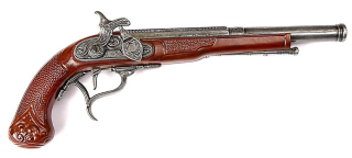Perkusní pistole šedá 19. století